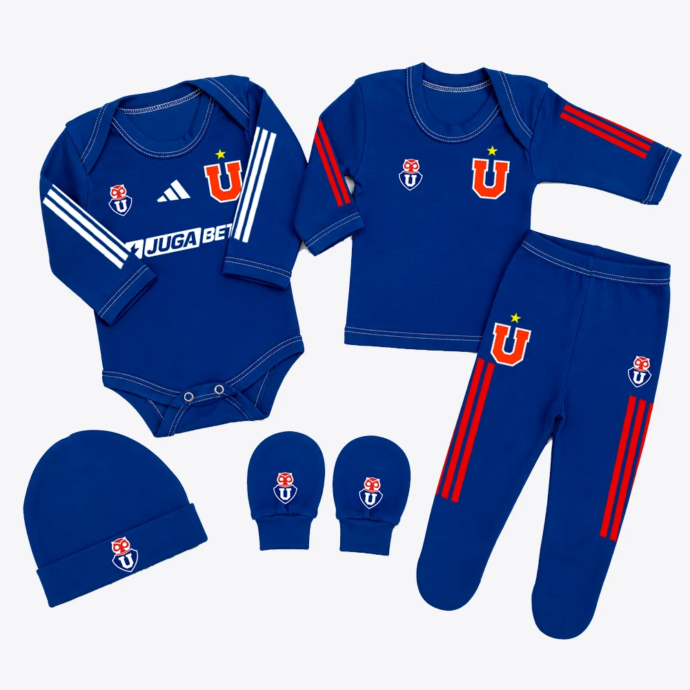 Pack Ajuar Bebé Azul 5 Piezas